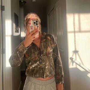 Camo zip up